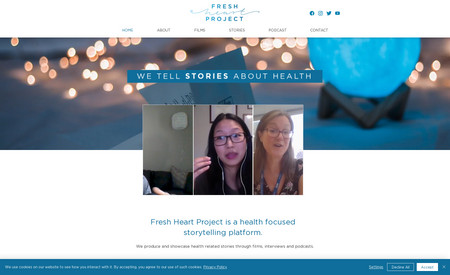 Fresh Heart Project: Website redesign.
