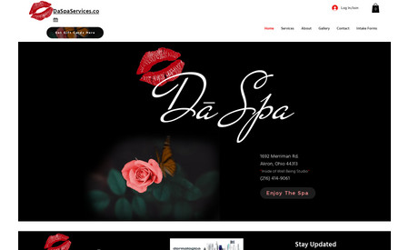DaSpaServices.com: This Site uses various payment methods and extensive use of Wix bookings.
