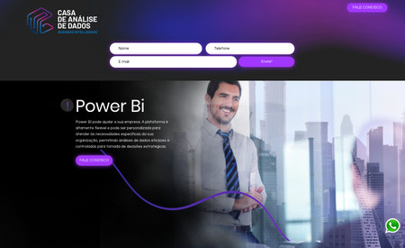 Power Bi: Site para Empresa de Tecnologia