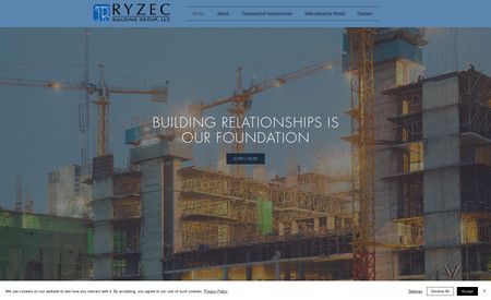Ryzec Group: Aesthetically pleasing and conversion friendly website.