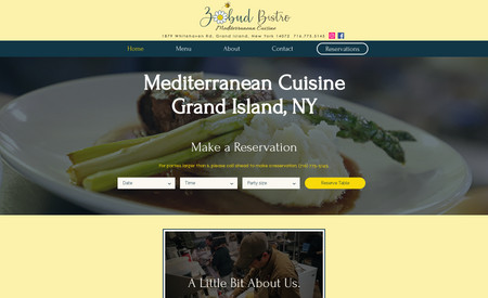 Zobud Bistro: Upscale restaurant needed a website built from the ground up. Created a reservation system, page for menu updates, and clean, sleek design that is Google/Mobile friendly.