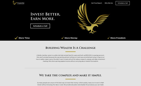 Talon Capital - FINANCIAL WEBSITE: 