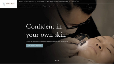 SkinCure: Website Redesign