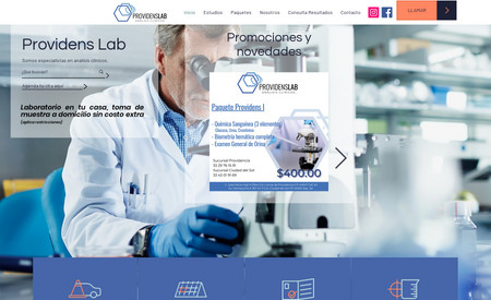 Providens Lab: Laboratorio de analisis clinicos en Guadalajara, México.