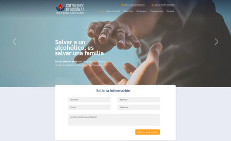 Cottolengo de Yucatán: Diseño y desarrollo de sitio web