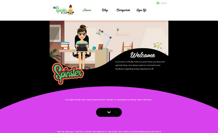 The Spinster Blog: Logo Web Design and branding. 