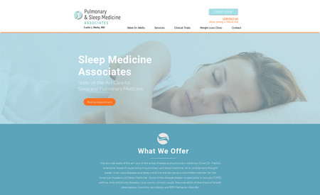 Sleep Medicine: Logo and Brand Design
Website Design and Development