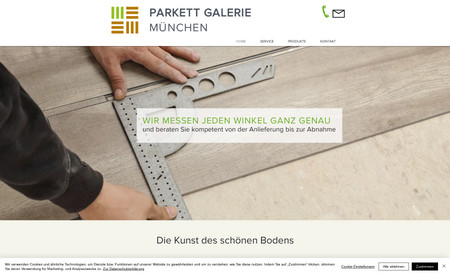 Parkett Galerie München: Content Plan / Webdesign / Produkt Fotografie / Texte / SEO
Umsetzung innerhalb von 4 Wochen
