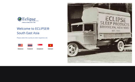 Eclipse Mattress South East Asia: We have developed the website for Eclipse Mattress for South East Asia. 
