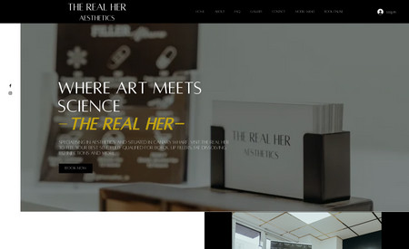 The Real Her Ltd: We delivered on the brief from the client to create this site for them. It needed to be simple, classy, easy to use and have booking functionality. That's what we delivered on, in just a few days, and the client was very happy!