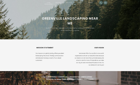 Greenville Landscaping Near Me: In the digital realm of commercial property maintenance and landscape services, I was contracted to build a seamless integrated sales-generating template, offering a portfolio of services complete with service titles and detailed descriptions. The user experience is streamlined with hassle-free contact forms, ensuring seamless communication. Taking functionality to the next level, the website features an application form for effortless employee hiring, complete with file resume drop capabilities. Every aspect is finely tuned for optimal performance, and the entire site is fully optimized for SEO, maximizing online visibility. Explore this project to witness the perfect fusion of aesthetics and functionality, designed to elevate the digital presence of a leading commercial property maintenance and landscape service company.