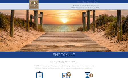 Fhs Tax Services: Low cost site migration from WordPress into Wix 
