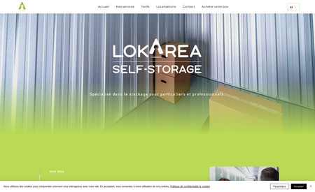 Lokarea Self-Storage: Conception de site web