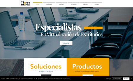 besschile: Re diseño web de sitio clasico de tecnologia