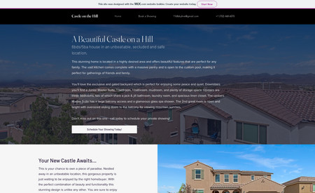 1168skyline: We helped develop a site and write the copy for the homeowner to sell their house. This was a simple Wix site that utilized modern, elegant, and luxury design concepts to convey the castle-like look and feel. 