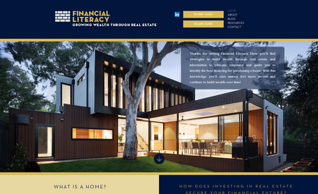Financial Literacy: This successful mortgage broker created an educational website for clients and potential clients to teach them about the complexities of mortgages and how to build wealth through real estate.