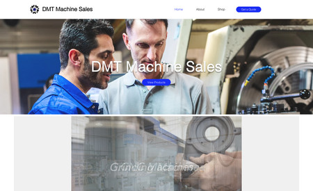 DMT Machine Sales: This client requested a full redesign of their machinery sales business. We gave them a fresh, clean look that makes it easy for customers to browse products.