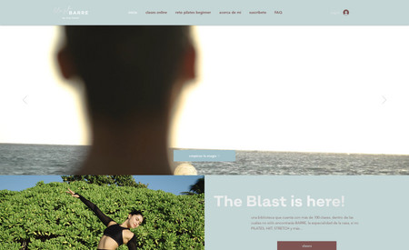 Blast Barre: Diseño y Desarrollo de sitio web con sistema de reservas y planes de suscripción.