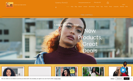 Queeny Store22: Setup E-commerce- datasets, SEO, Ad Campaigns, marketing content, dashboards. 