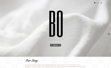 B.O.Collection: Website Redesign and added app market features to the website as per customer request