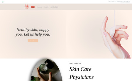 Skin Care Physicians: Website Design and Development