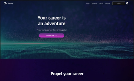 Safary: Classic Website Design for this HR company focused in job search for technology and engineering. Site updates along the project and Mobile adaption was required.