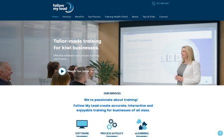 Follow My Lead: A complete redesign for the software tutorial business. Catchlight did a complete branding make-over and advised on photography to really bring the business to the next level for growth.