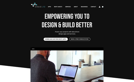 Redesig Advanced Website - EvolveLAB : Creation of custom layout and custom forms built in with frames for custom functionalities and eCommerce capabilities. 

Deliverables
UX/UI Design
Prototyping
User Research
Web Design & Development
