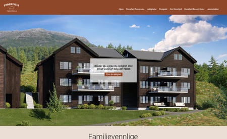 Storefjell Panorama: Profil og nettsted for å selge fritidsleiligheter