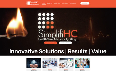 SimplifiHC: We have re-designed this website for the client and helped her with SEO. 