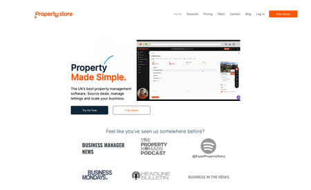 Property Store: Website design and build