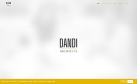DANDI Architects: Bespoke Wix Studio design with CMS intergration for self service content updates. 