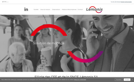 Lémanis: 
Lémanis
Société filiale des CFF et de la SNCF en charge de la promotion et de l’exploitation du Léman Express.

Création de la marque, développement corporate, édition, web.