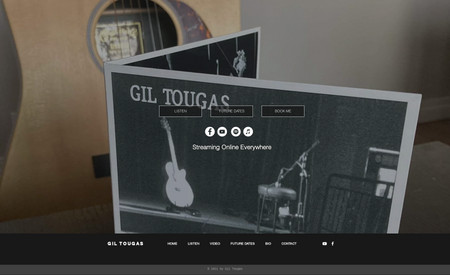 Gil Tougas: This is an incredibly talented musician that I had the opportunity of creating a portfolio website for. One of my favourites for sure!