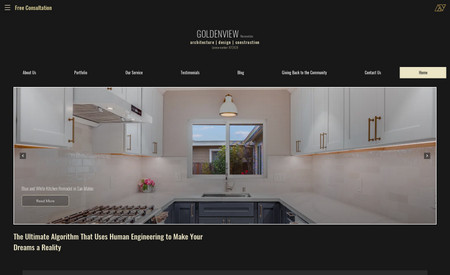 GoldenView Renovation: A team of dedicated project renovators, designers, and developers with over 2 decades of experience who combined our knowledge of construction with high-tech innovation to create the perfect algorithm