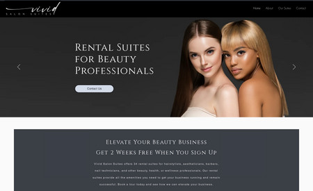 VividSalonSuites: Created a new site for client 