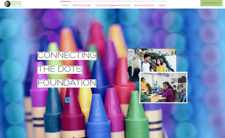 Connect the Dots Foundation: This website and branding client took advantage of our full-services to upgrade his previous website. We designed a new logo and favicon for him, and upgraded his website to an attracted platform best suited for growing his nonprofit organization. This site includes: custom forms, video integrations, sponsor highlights, meet the founder page, a link to donate, a gallery to showcase his takeover event experiences, and so much more!