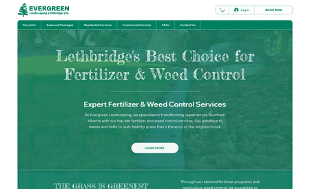 Evergreen Landscape: This website was pure fun. Working with a local landscaping company, we combined an ecommerce platform with an appointment based booking system.