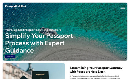 Passport Help Desk: undefined
