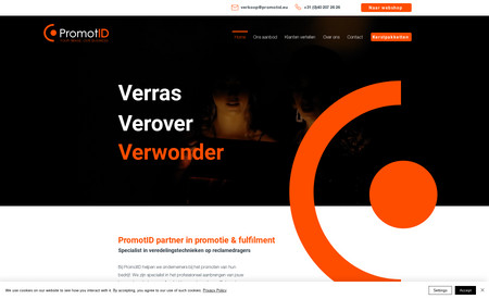 PromotID: Brochures - Website - Signing - Promotie video's - Beursstand - Campagnes
