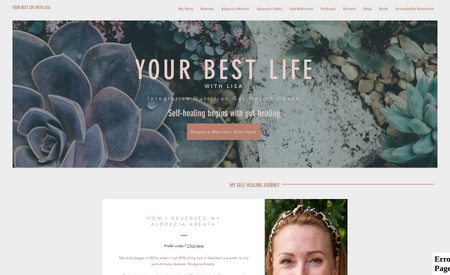 Your Best Life Lisa: Website design, content, SEO, and Accessibility.