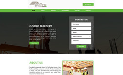 go-pro-builders Advanced website for leading construction company ...