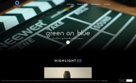 Green On Blue House: 