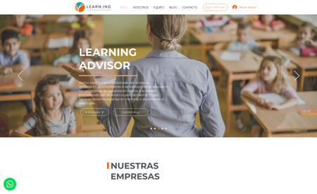 Learning Corporation: Este sitio es parte de un set de 4 sitios web relacionados con el aprendizaje de inglés.