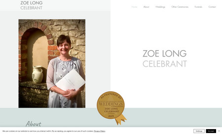 Zoe Long Celebrant: Classic Website - Zoe is a Lincoln based Celebrant