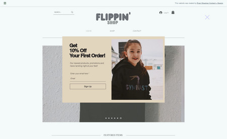 Flippin Shop: Gymnastics E-Commerce Store