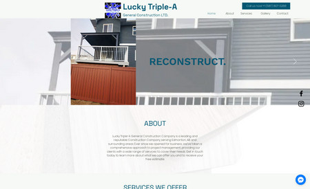 Lucky Triple A General Construction: 