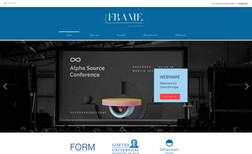 FRAME Academy Wir haben von Webdesign, Farbschema und Funktional...