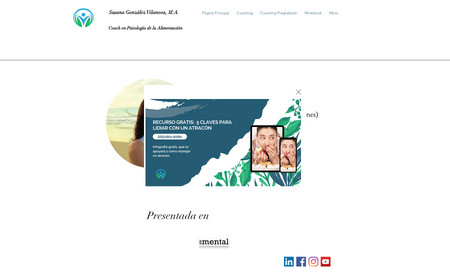 coachpsicologialimen: Redesign, social media and email marketing integration and consultation.
