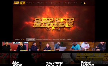 SleepIs4Billionaires: Podcast Series Website 
(Los Angeles, CA)